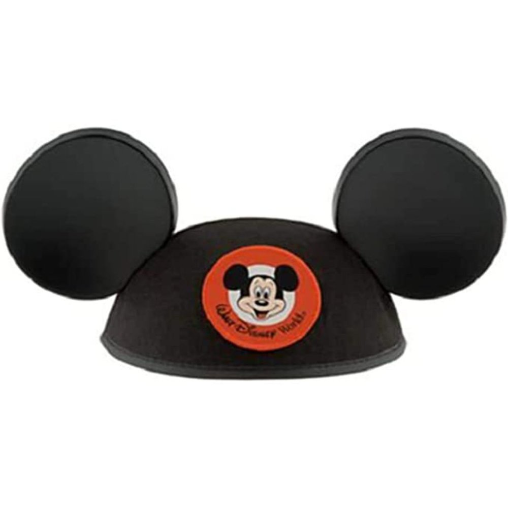 Walt Disney World Parks  Mickey Mouse Classic Black Patch Ears Hat  - Adult Size